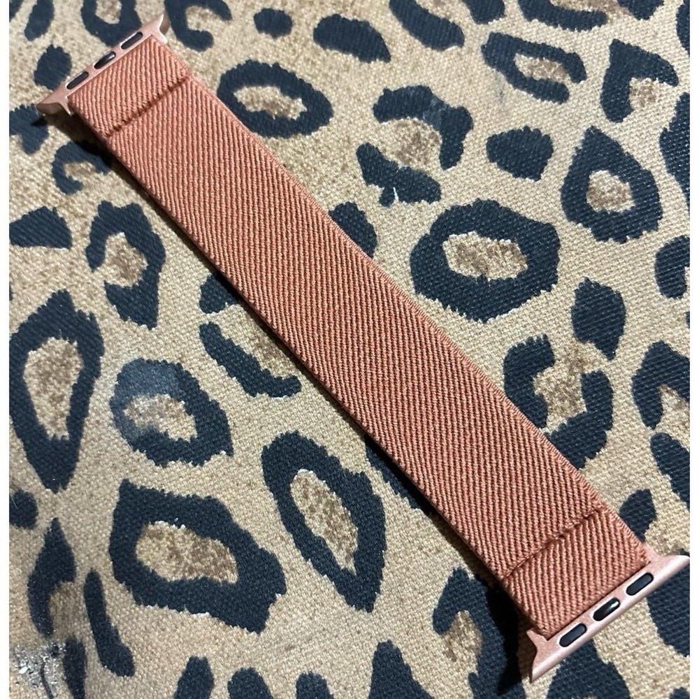 NEW Nylon Stretch Solo Loop Band in Light Brown for Apple Watch 42mm/44mm/45mm